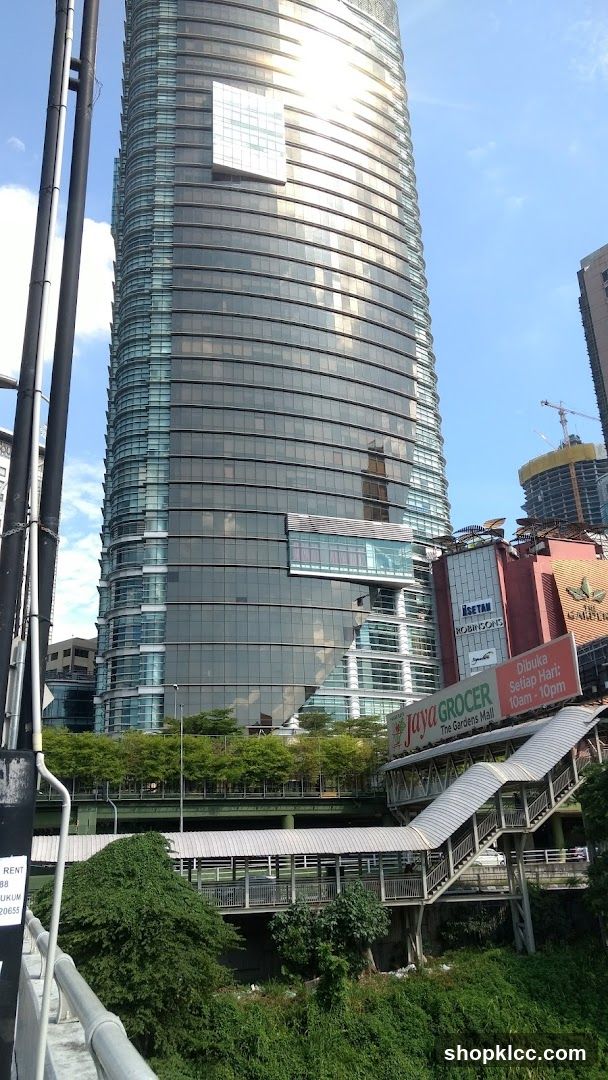 Modern Skyscraper and Mall Entrance