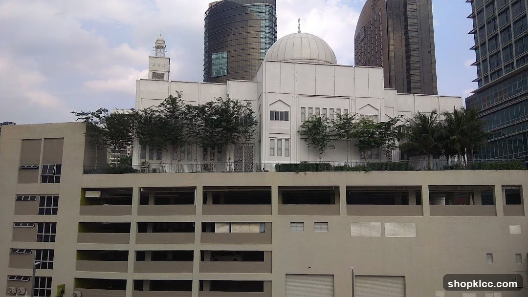 Mosque with Modern Buildings