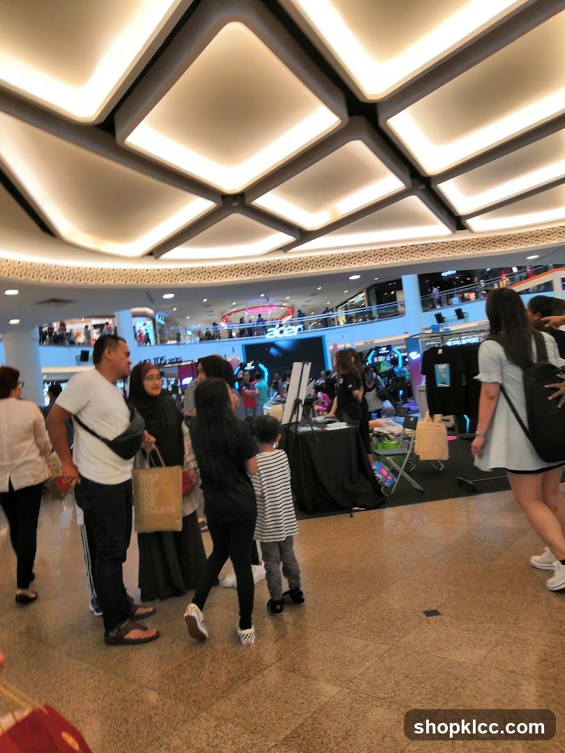 People in a Mall