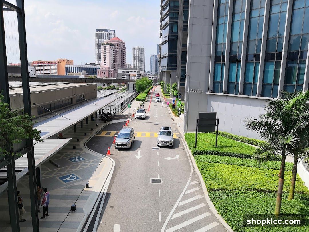Modern Cityscape with Buildings and Roadway