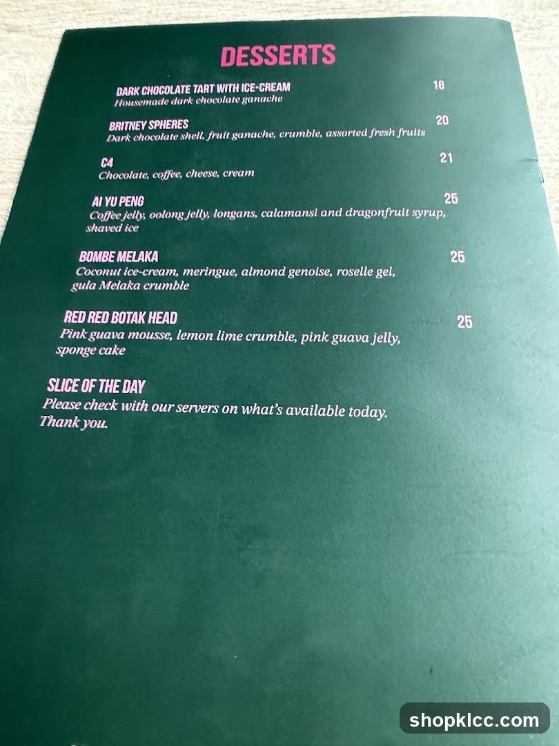 DESSERTS