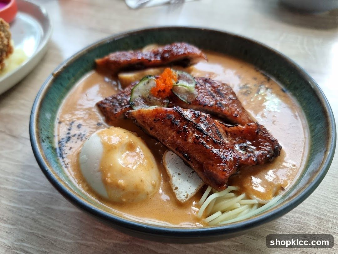 Bowl of Noodles with Meat and Egg
