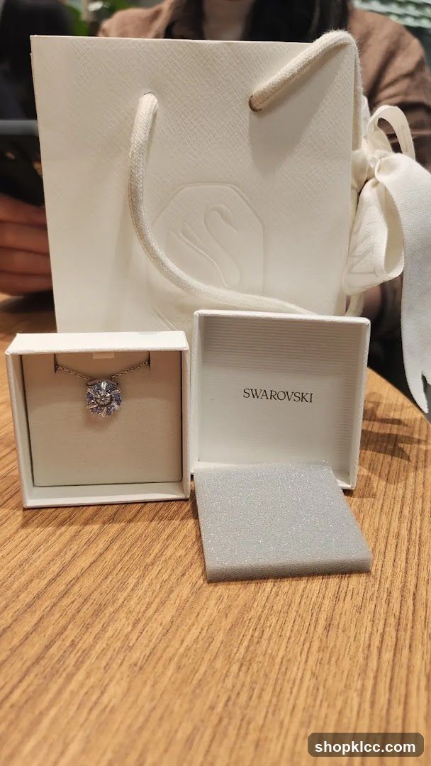 Swarovski Necklace and Packaging
