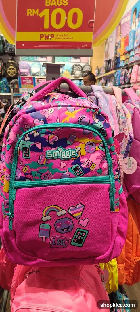 Smiggle Backpack Display