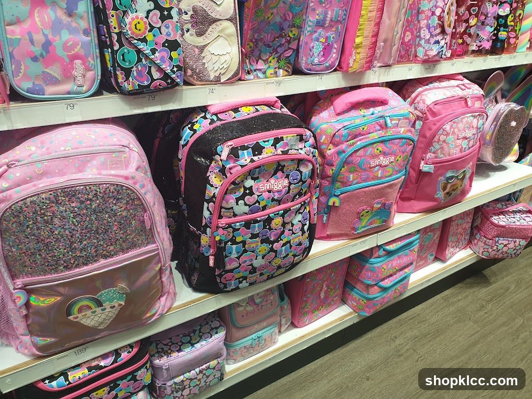 Smiggle Backpacks and Lunchboxes