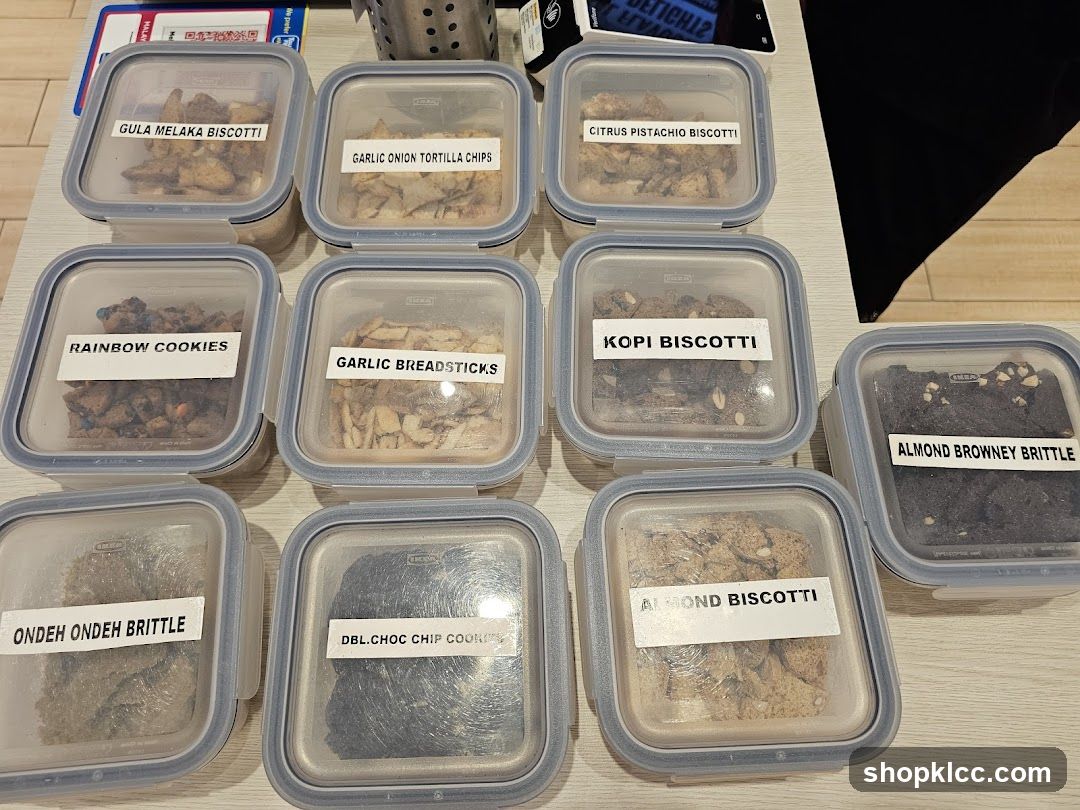 Assortment of Cookies and Biscuits