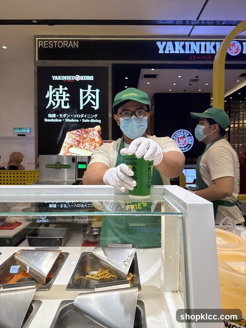 Yakiniku Kuro and Potato Corner Staff