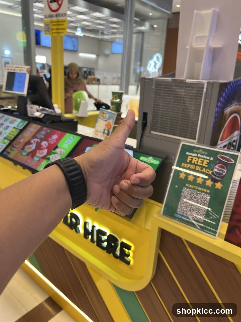 Order Here Counter