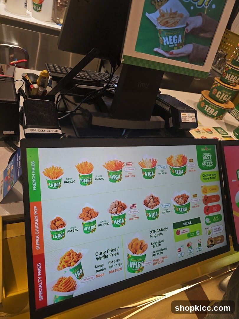 Potato Corner Menu