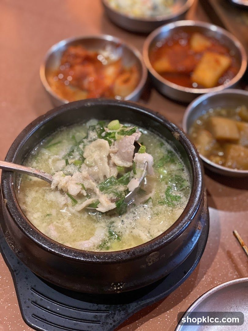 Korean Stew with Side Dishes