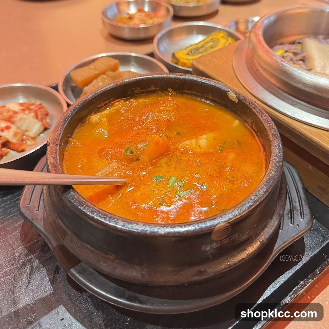 Korean Stew with Side Dishes