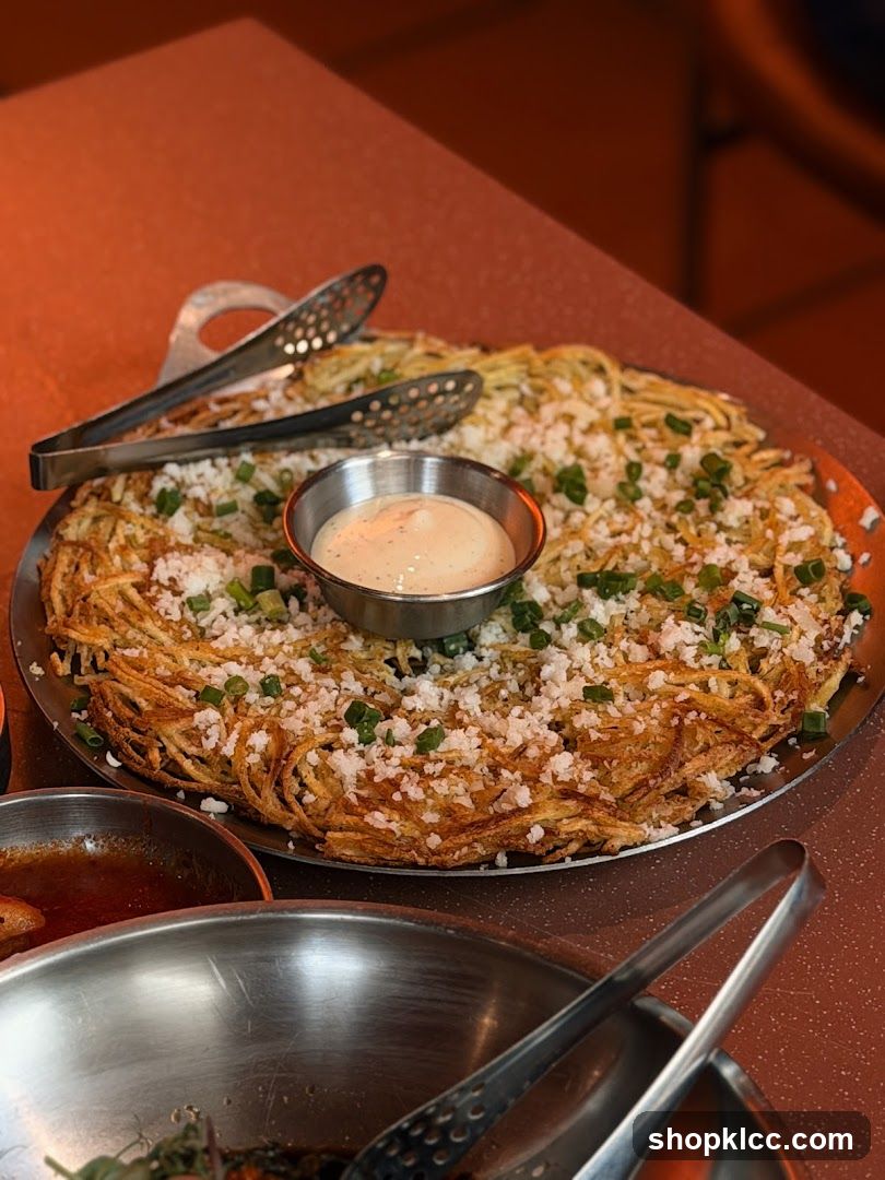 Crispy Potato Dish with Dip