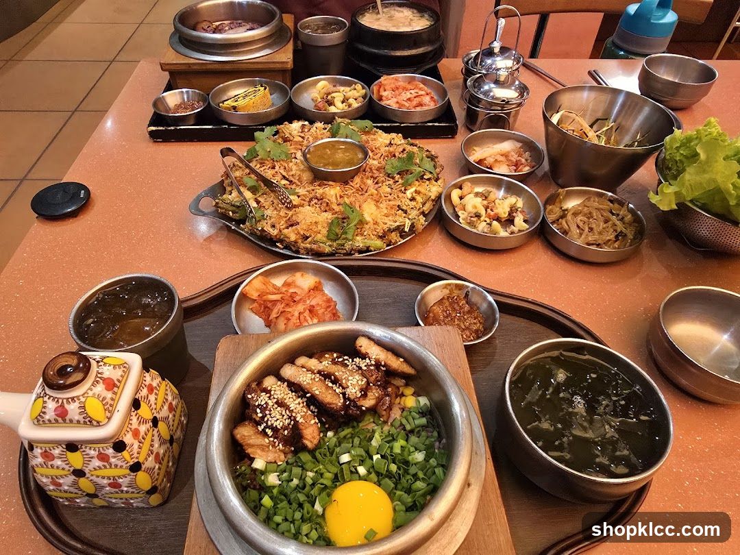 Korean Food Spread