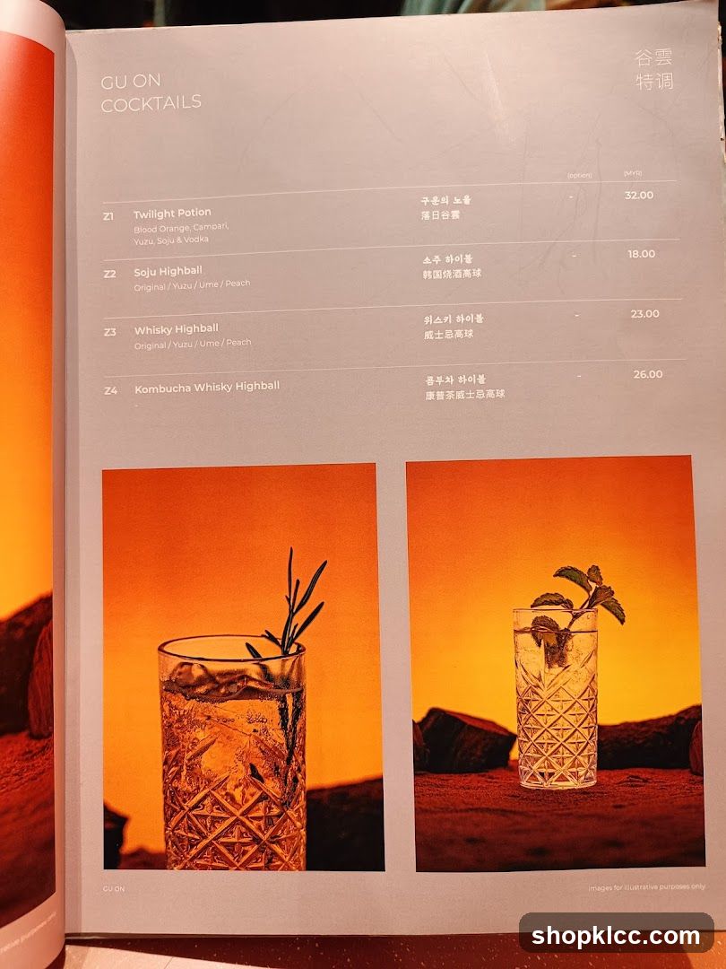 GU ON COCKTAILS