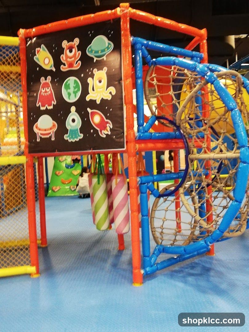Children's Play Area with Space Theme
