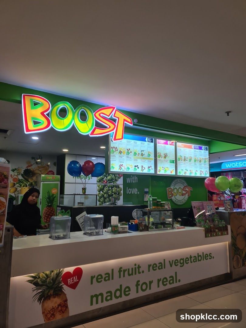 Boost Juice Store Interior