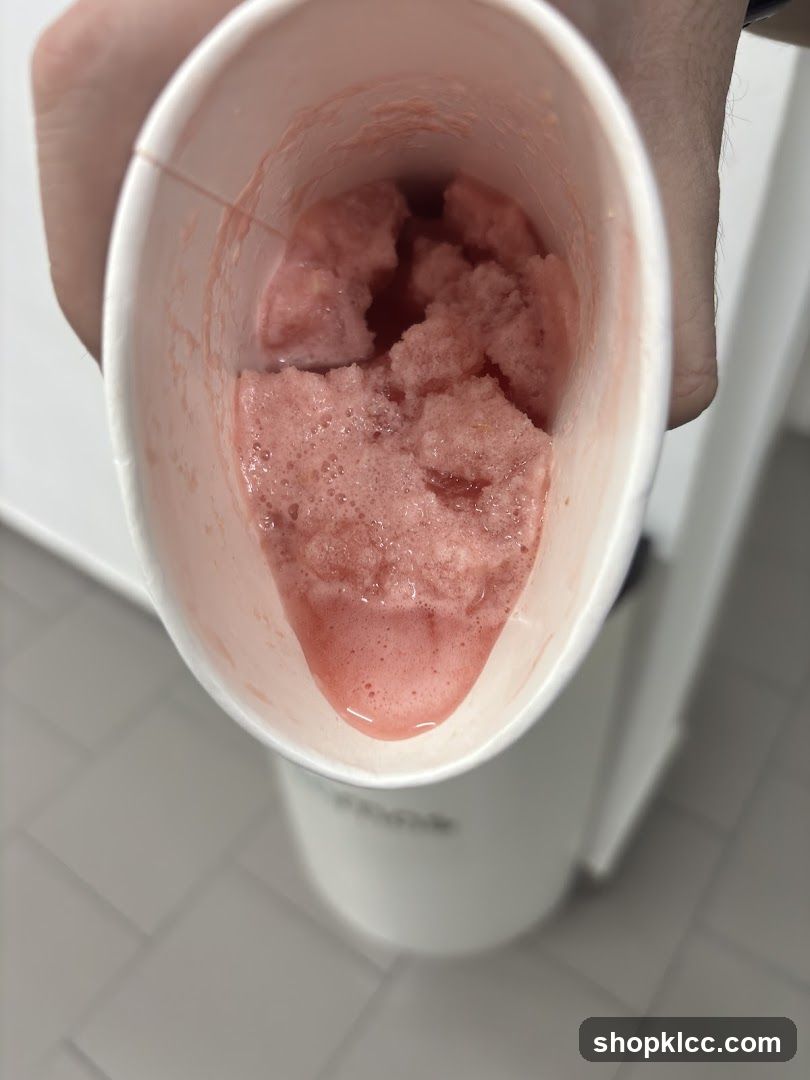 Pink Smoothie in Cup