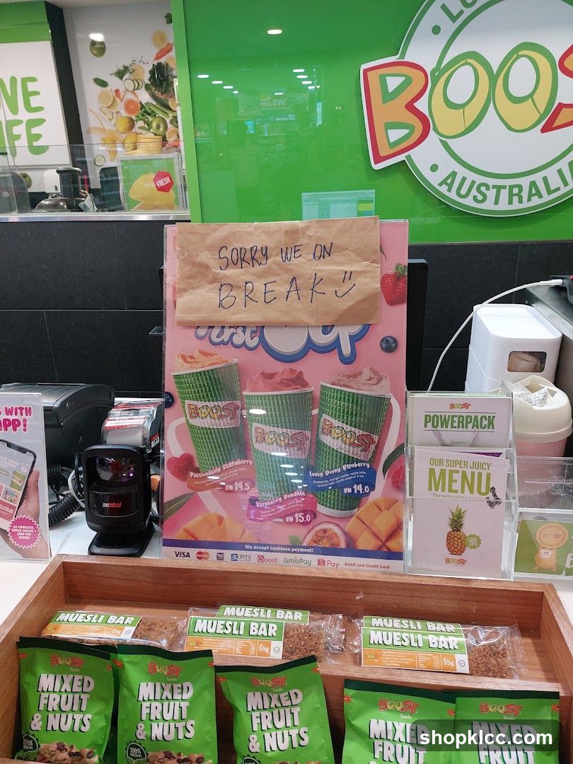 Boost Juice Store Interior