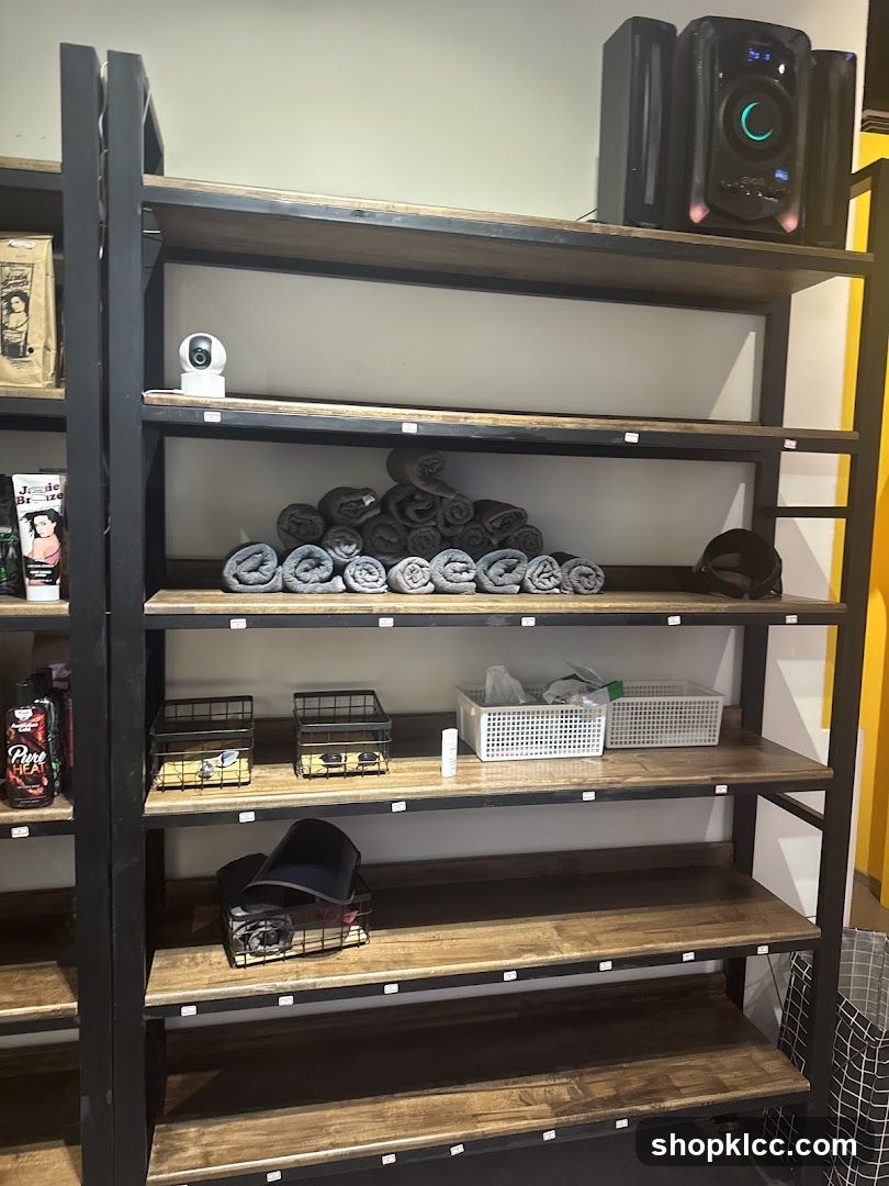 Shelved Merchandise Display