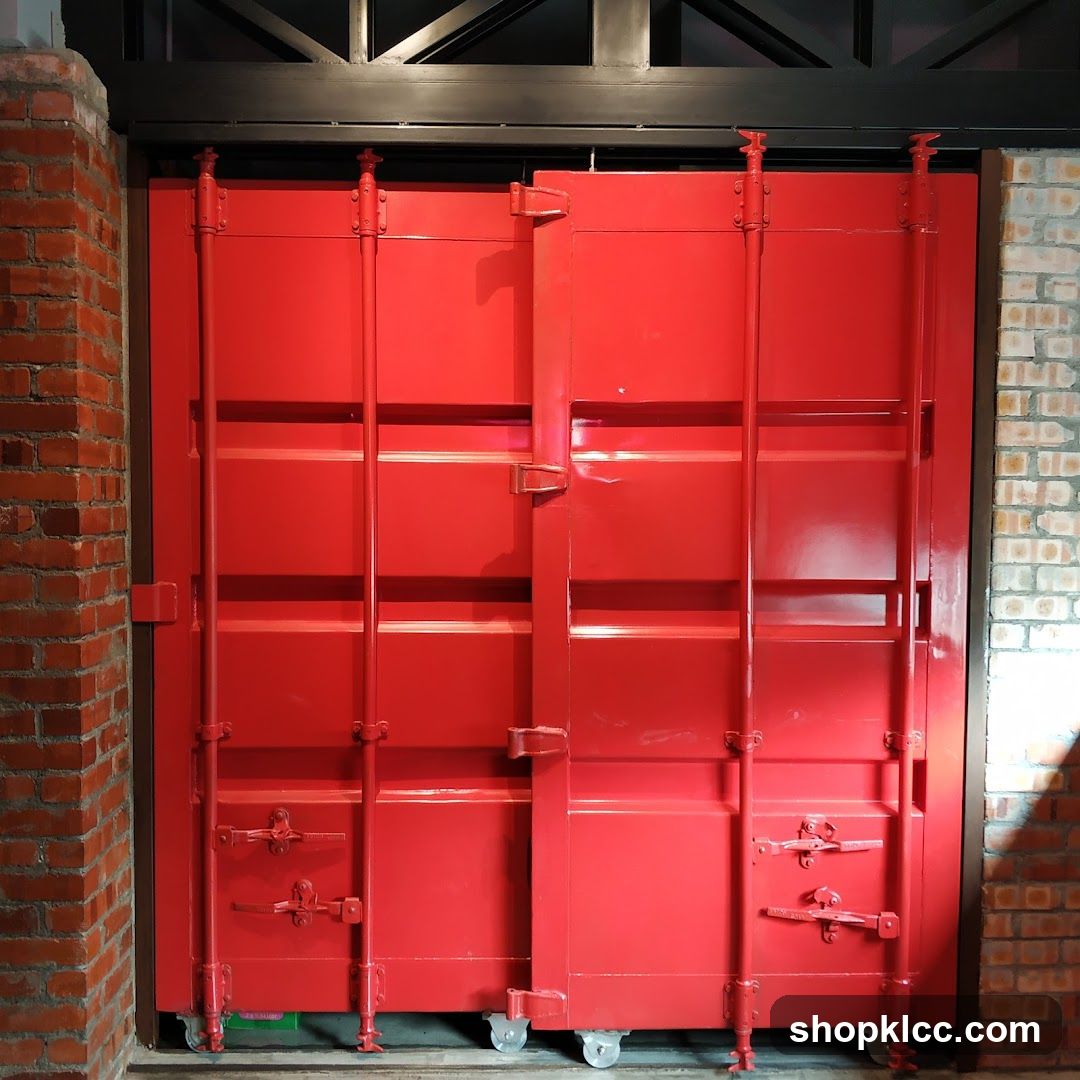 Red Industrial Door