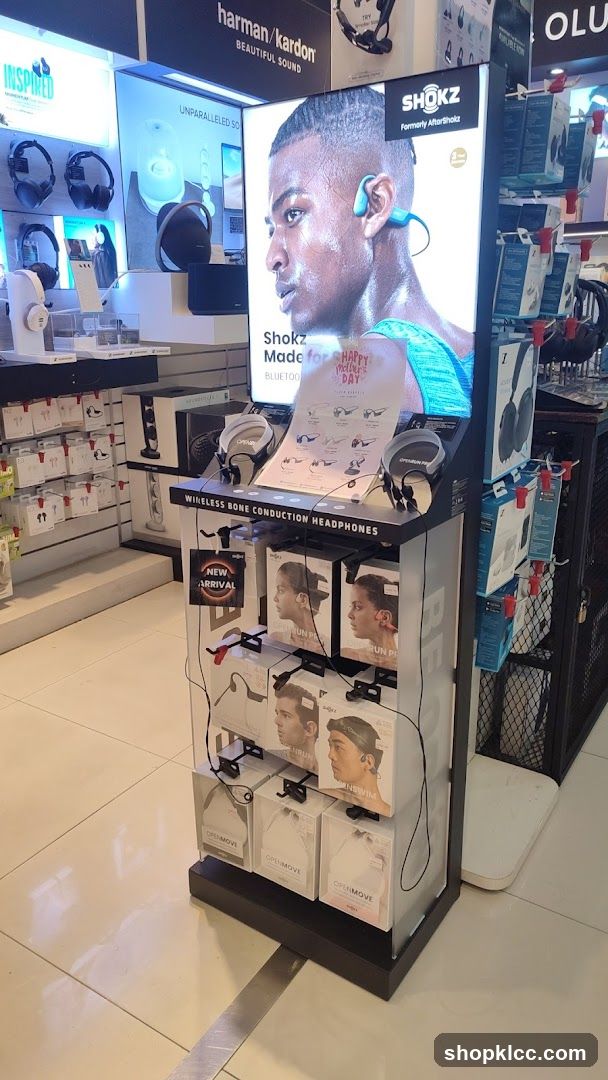Shokz Headphones Display