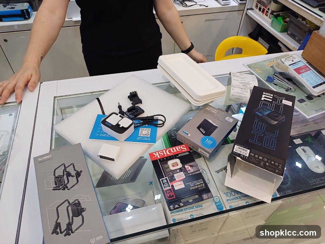 GoPro Accessories Display