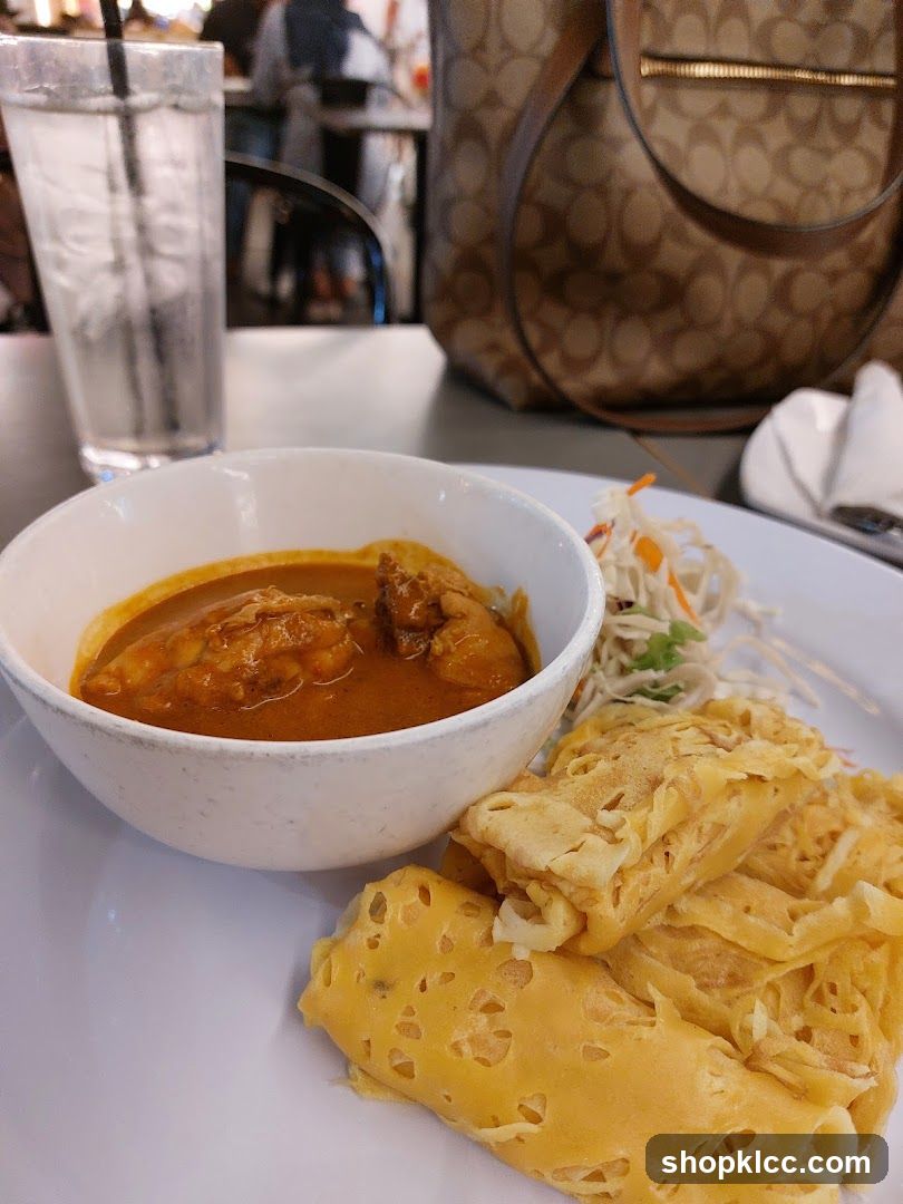 Chicken Curry with Roti Jala