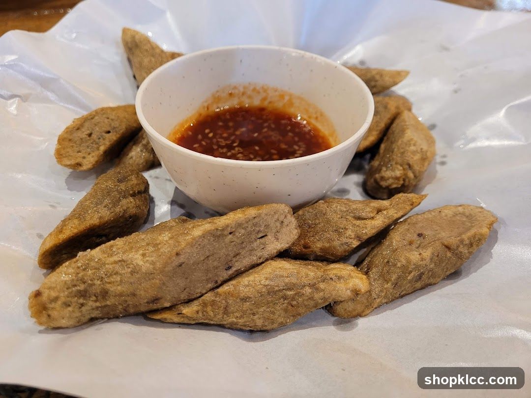 Fried Fish Cakes with Dipping Sauce