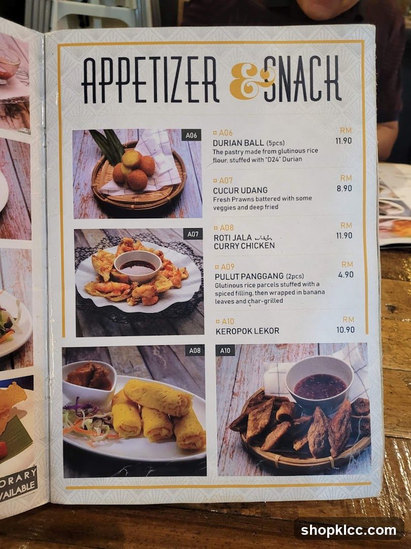 APPETIZER & SNACK