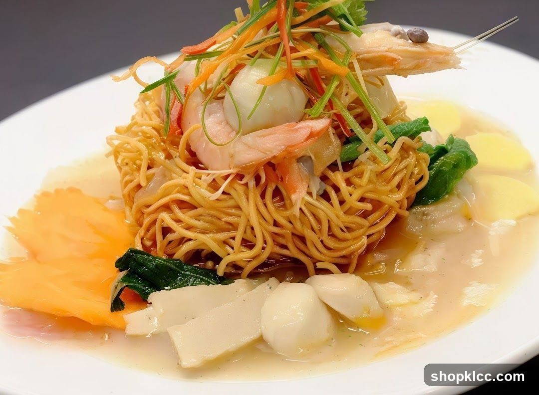 Crispy Noodles with Seafood