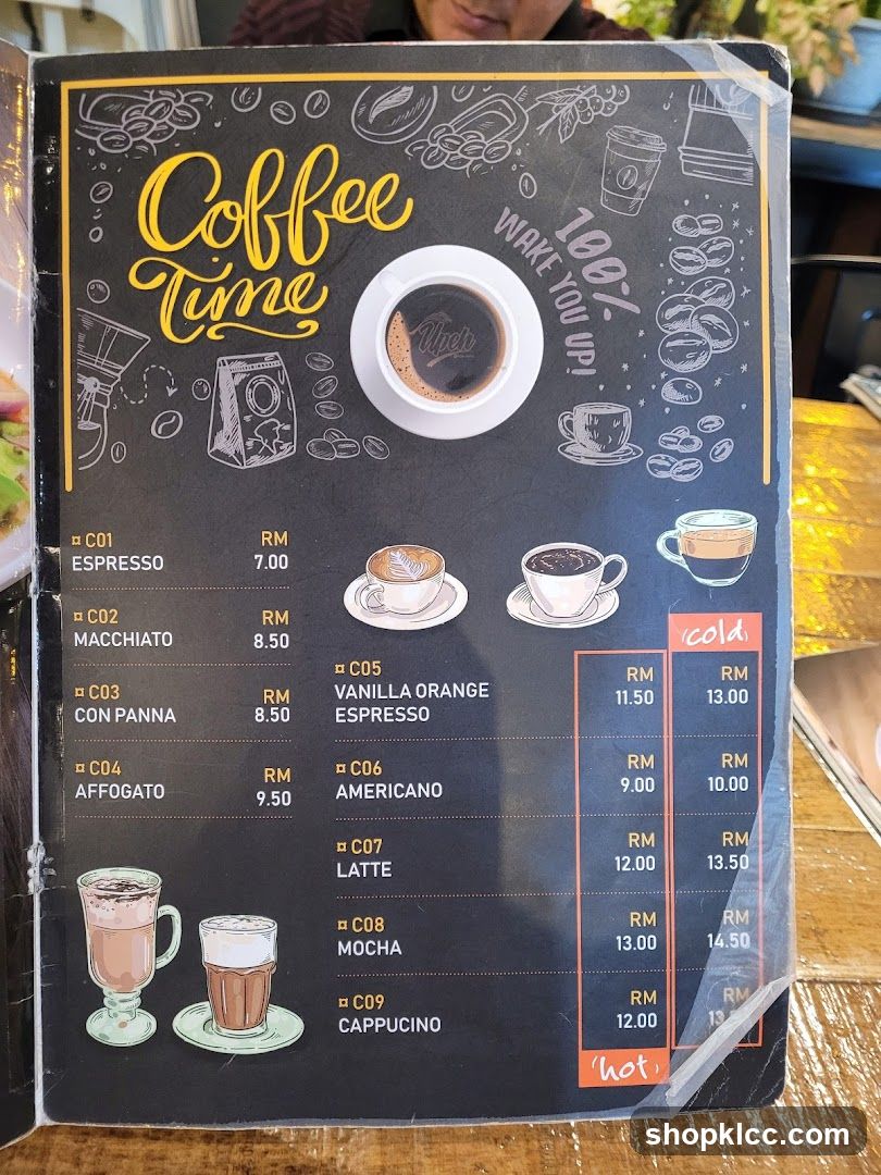 Coffee Time Menu
