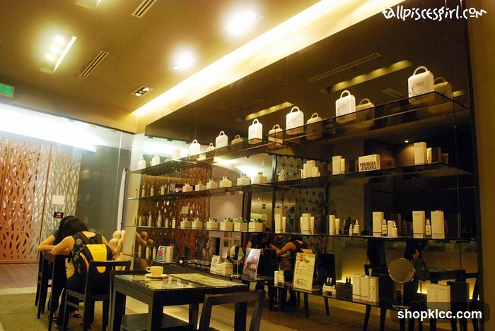 Interior of a beauty store