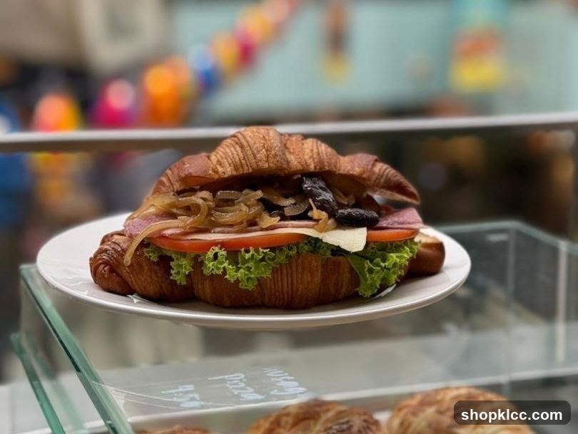 Croissant Sandwich Display