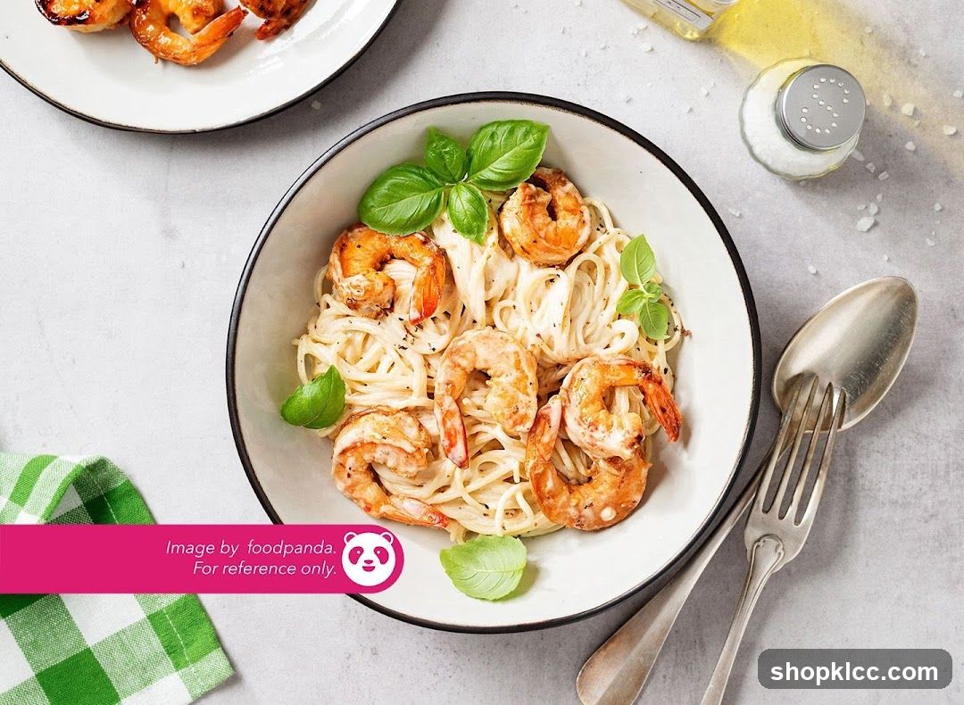 Shrimp Pasta with Basil