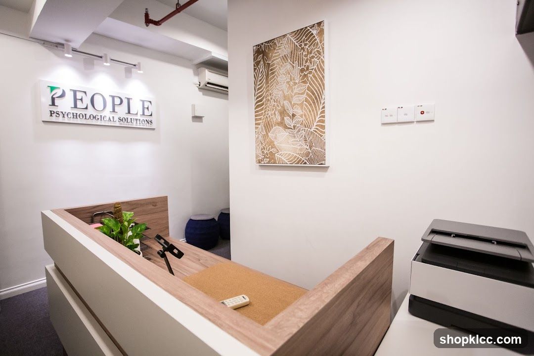 Office Interior with Signage