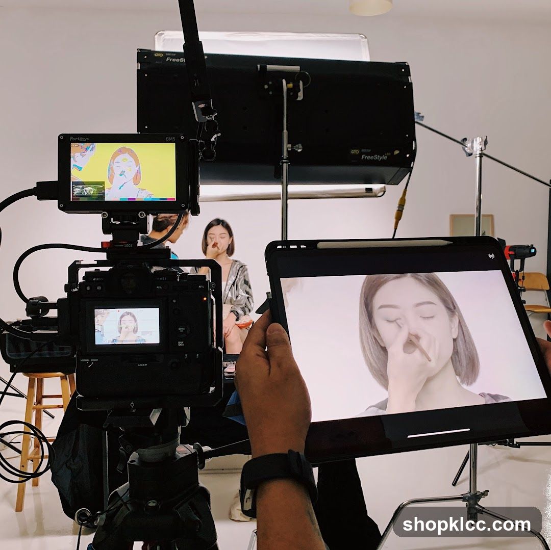 Studio Makeup Application Session