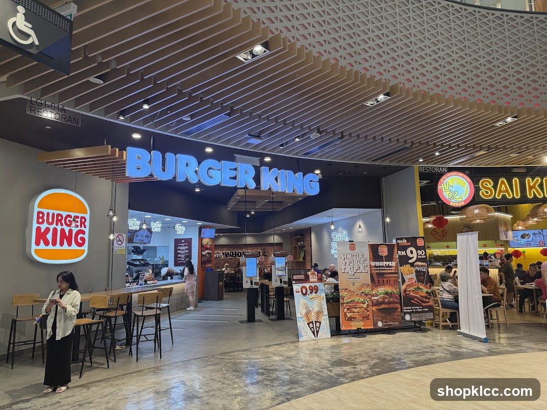Burger King Interior View