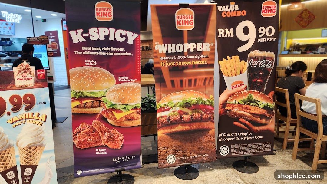 Burger King Promotional Displays