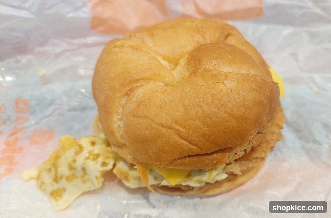 Sandwich with Egg and Cheese