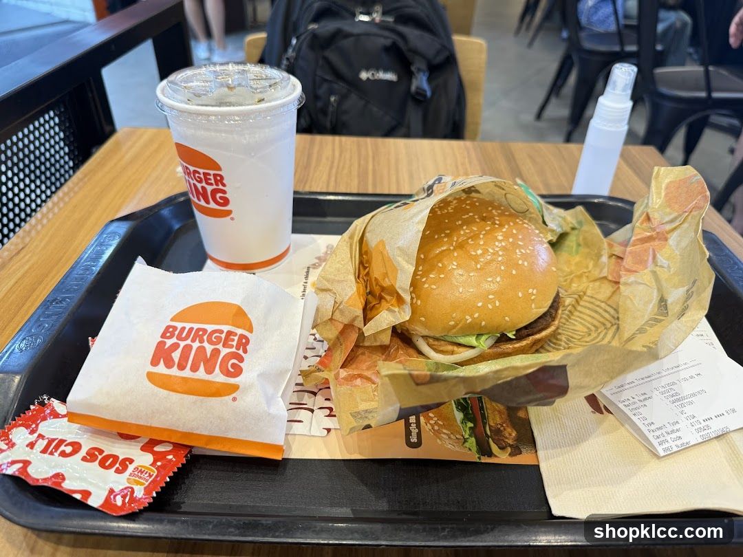 Burger King Meal Tray
