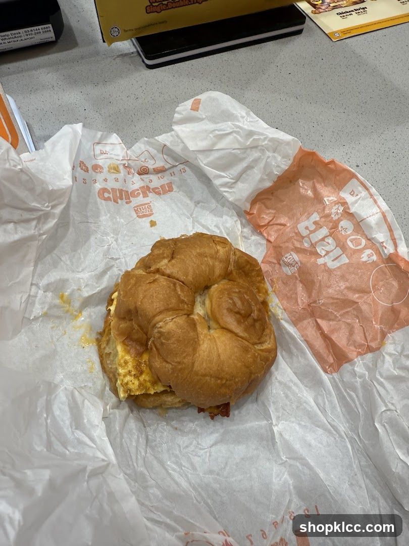 Chicken Sandwich on White Wrapper
