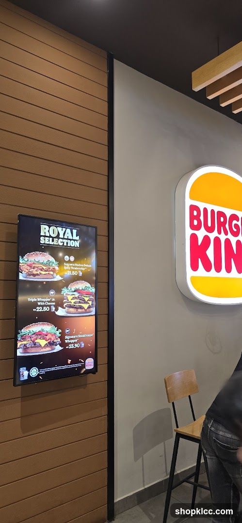 Burger King Interior Display