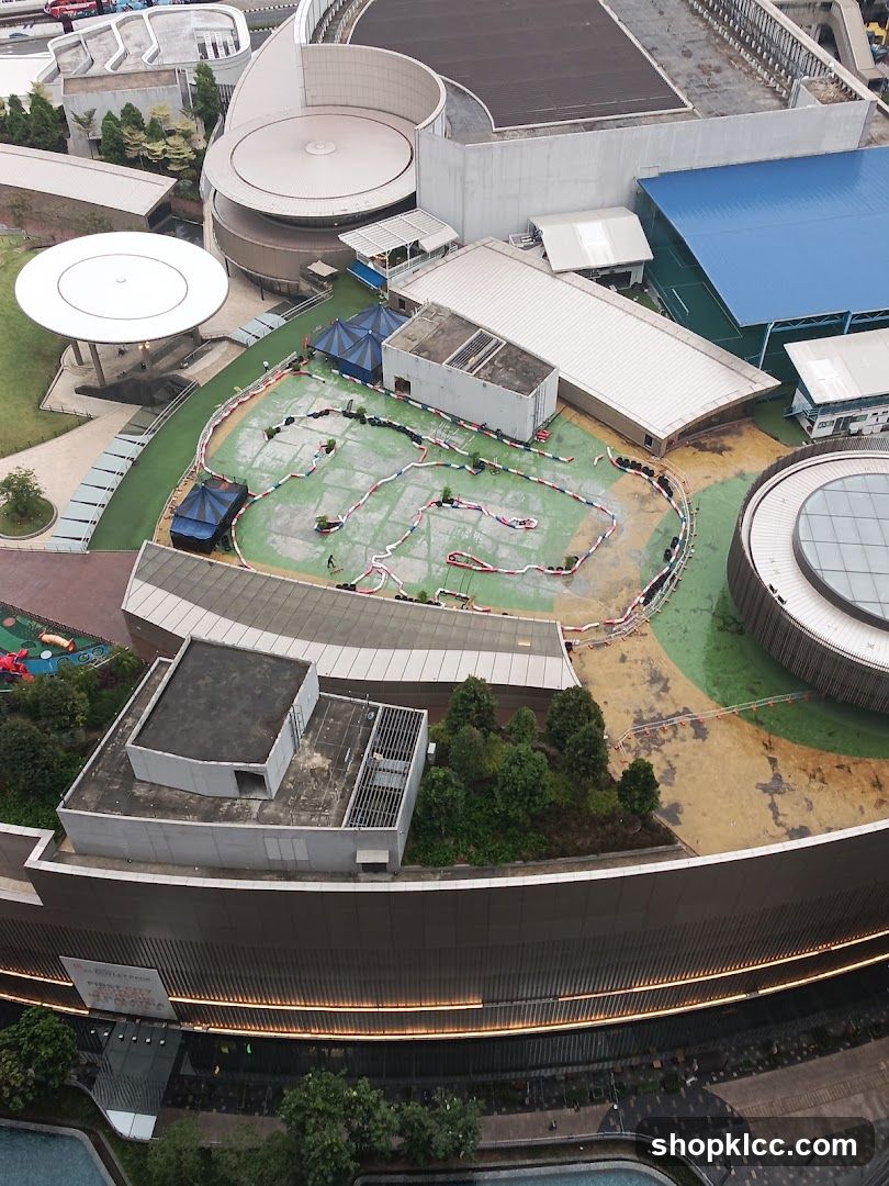 Aerial View of Outdoor Entertainment Area