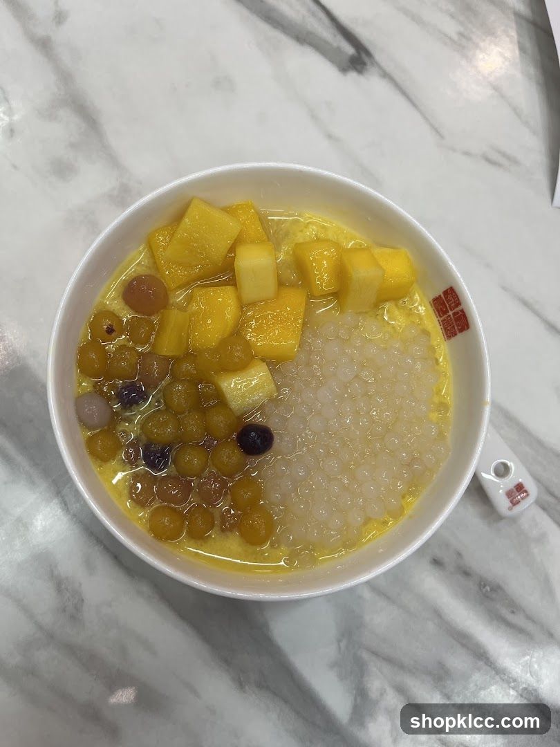 Mango Dessert Bowl