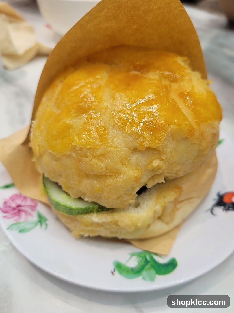 Baked Sandwich with Cucumber