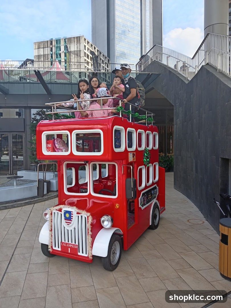 Family on a Double-Decker Bus Ride