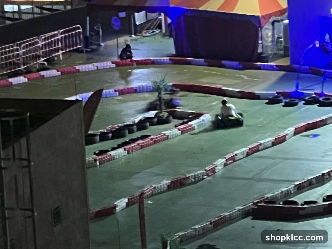 Go-Kart Track at Night