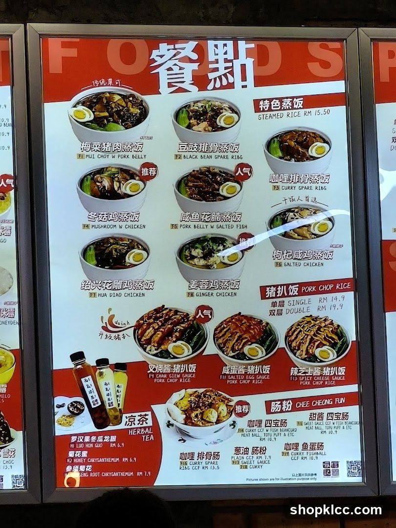 Food Menu Board
