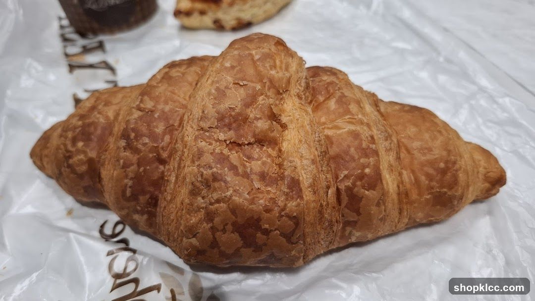 Croissant on paper