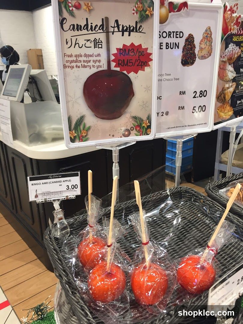Candied Apple and Assorted Buns